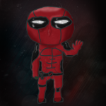 Malovaný Deadpool
